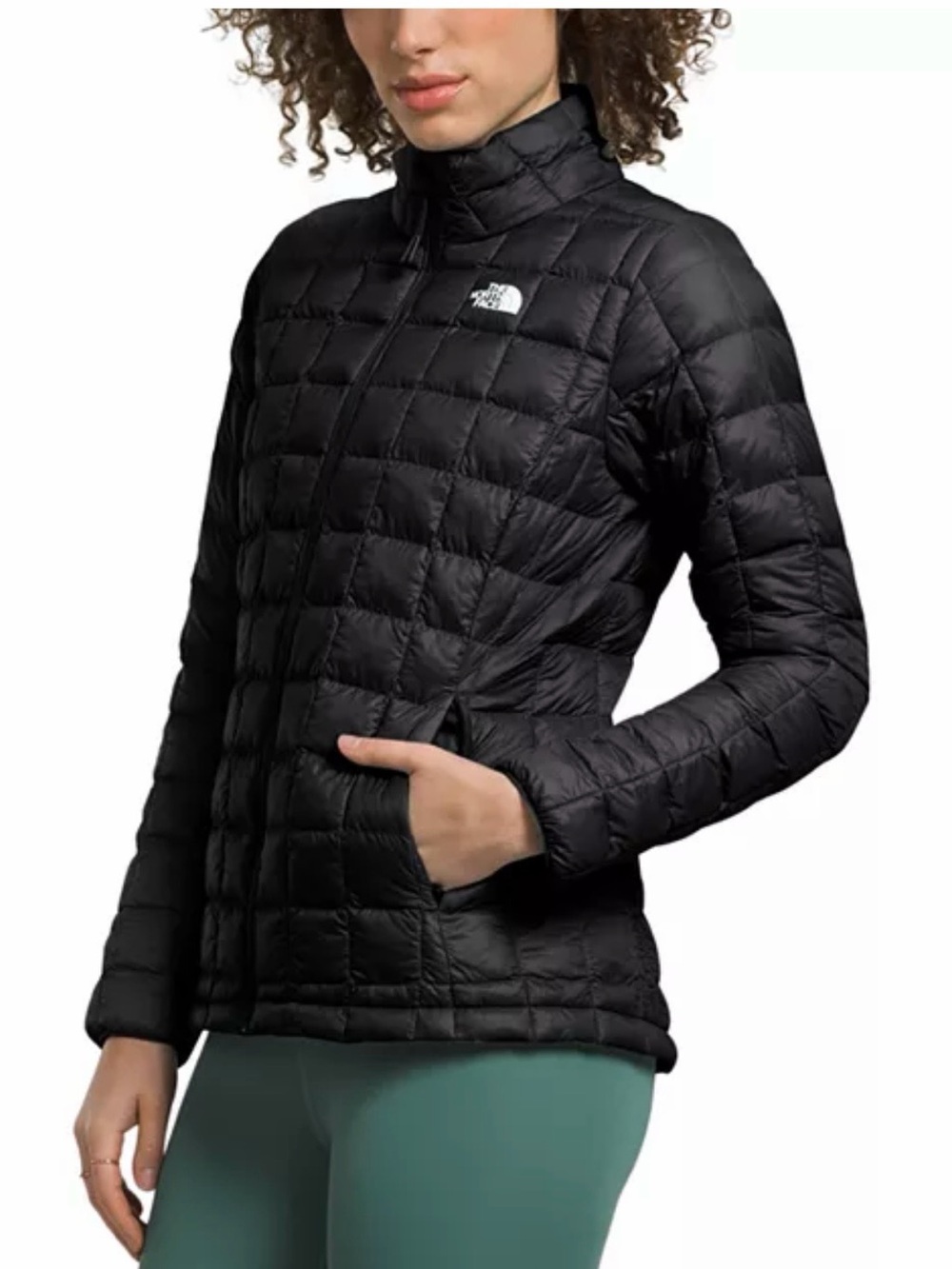 The North Face Women's Thermoball Quilted Lightweight Black Jacket size Medium